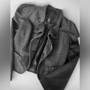 Charcoal Grey BRAND NEW Ruffle/Puff Sleeve Blazer